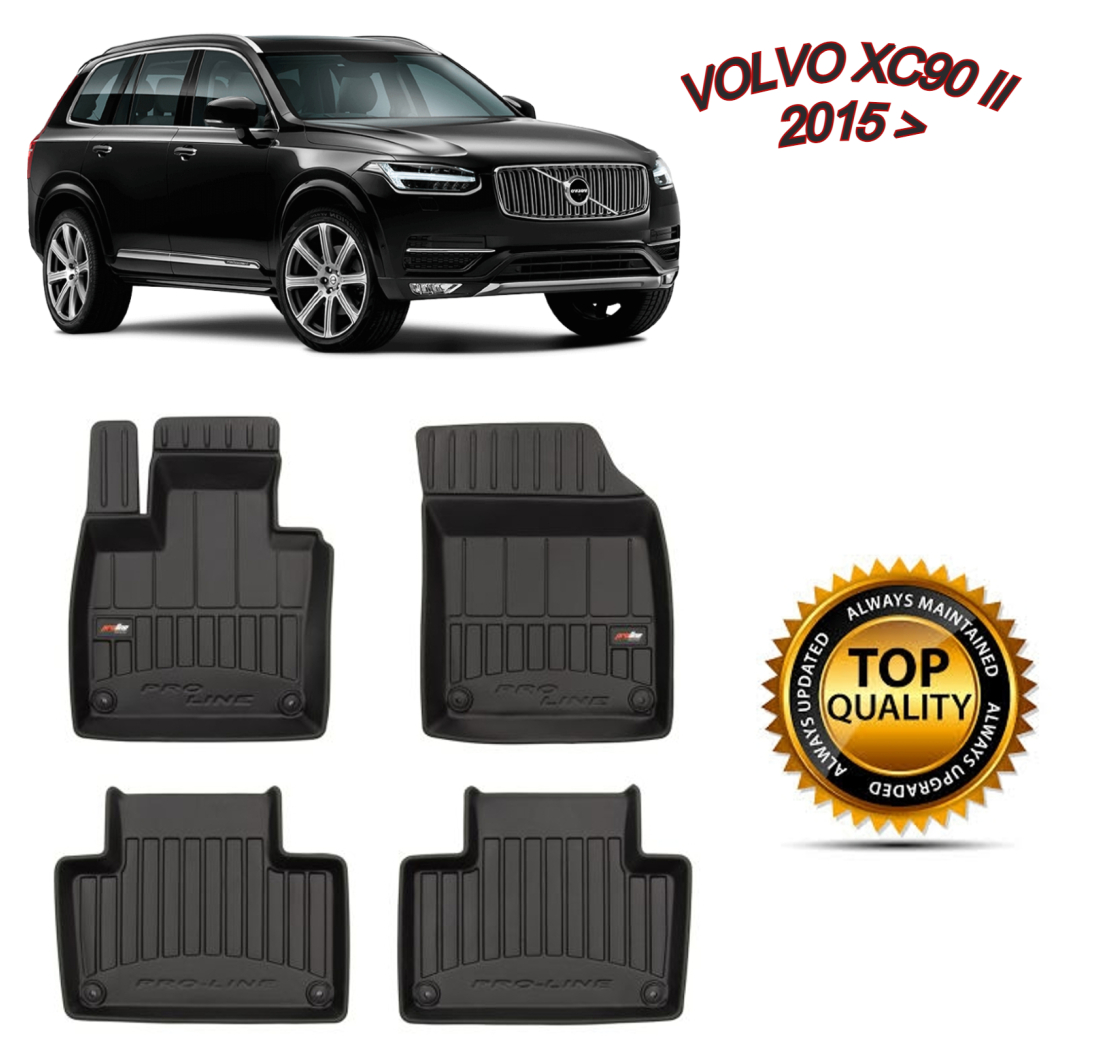 TIPSKI GUMENI PREMIUM 3D TEPISI ZA VOLVO XC90 II 09.14-12.19 